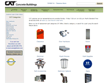 Tablet Screenshot of cxtincparts.com